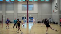 Volleyball Defense Drill - Stop and Freeze