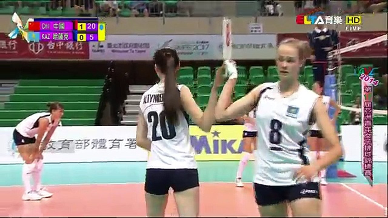 哈薩克 艾媞博柯娃莎賓娜 Altynbekova Sabina 女排 The 17th Asian Women's U19 Volleyball Championships