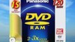 Panasonic DVD-RAM 4.7GB 3X Speed DVD discs - Pack 15