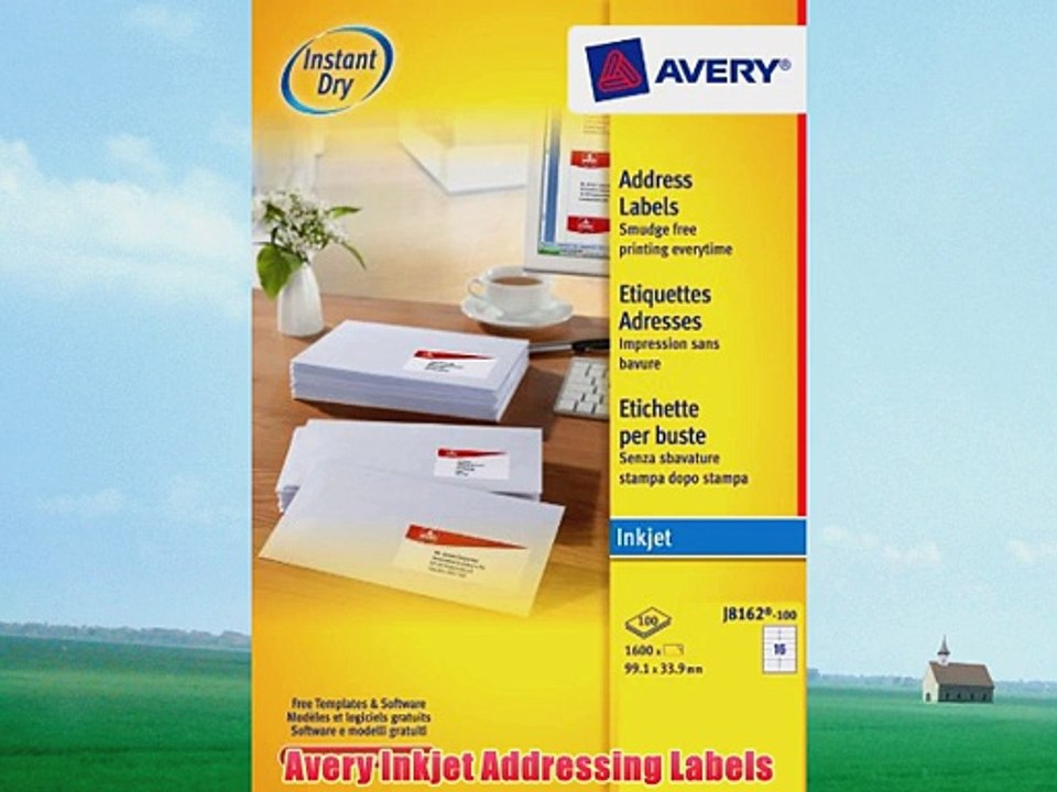 Avery Inkjet Addressing Labels