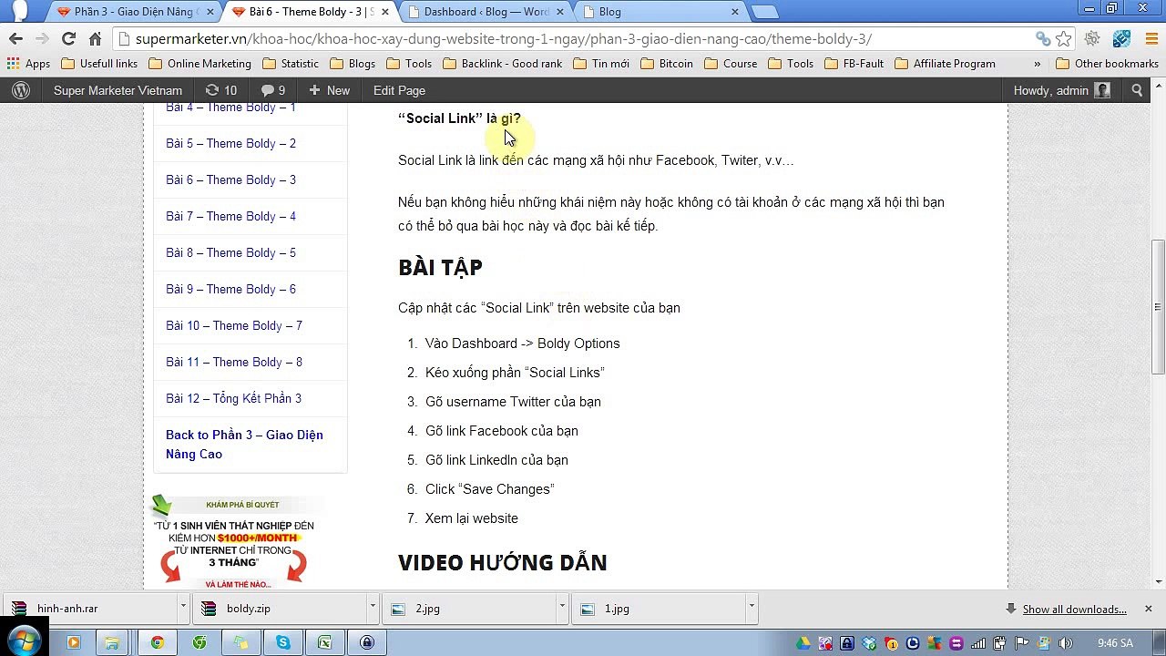 phần 3 - bài 6 - Theme boldy 3