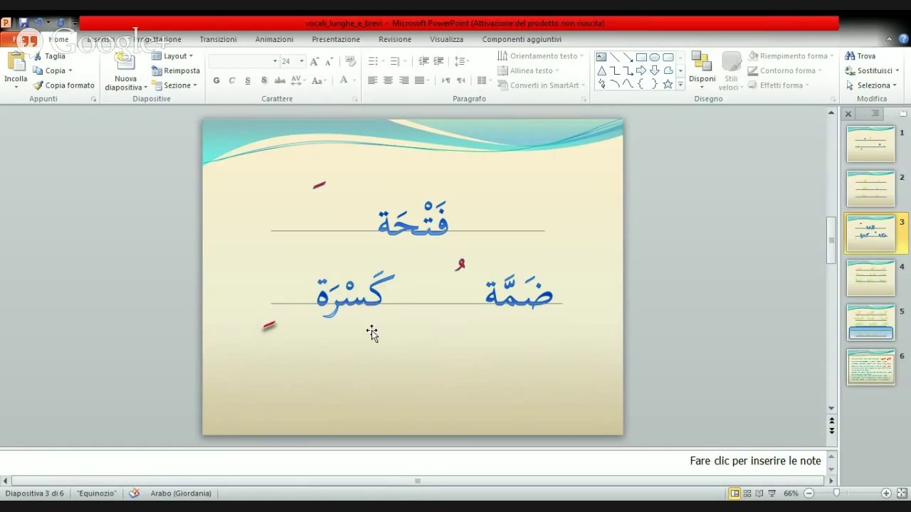 Vocali lunghe e vocali brevi