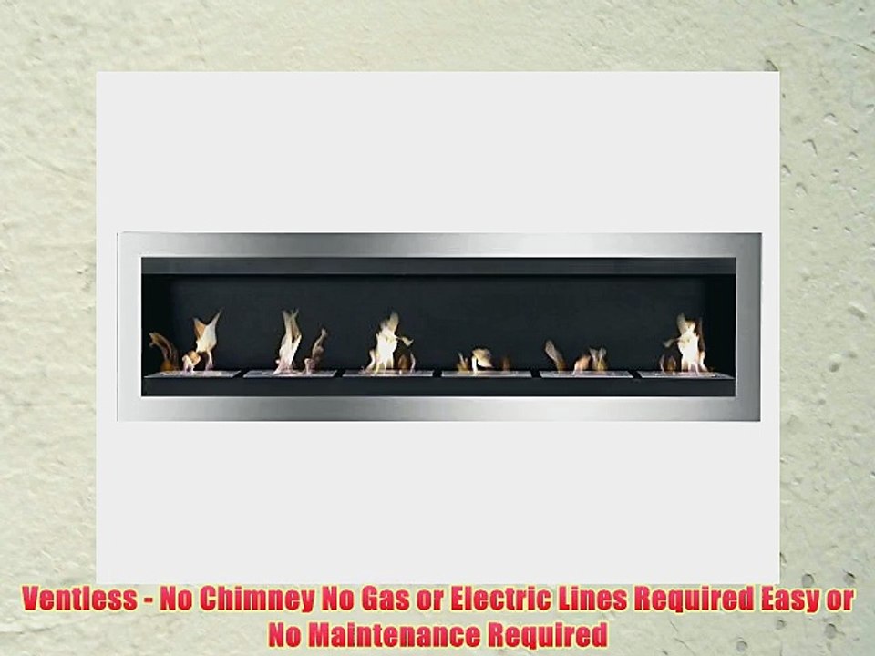 Ignis Maximum Wall Mount Ventless Ethanol Fireplace