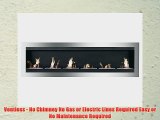 Ignis Maximum Wall Mount Ventless Ethanol Fireplace