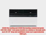 Friedrich YL24N35 23500 btu - 230 volt - 9.4 EER Kuhl  series room air conditioner with reverse