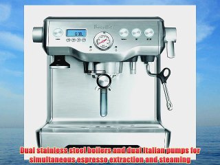 Breville BES900XL Dual Boiler Semi Automatic Espresso Machine