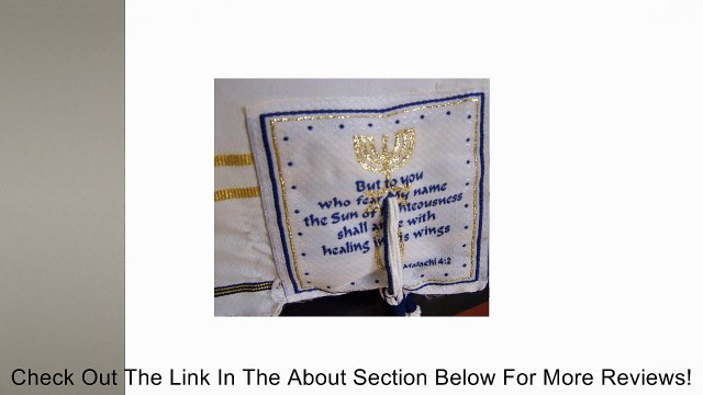 New Covenant Prayer Shawl, English / Hebrew & Bag 72 X 22 (Israel) Holy Land Review