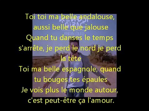 KENJI GIRAC ANDALOUSE PAROLES