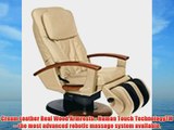 Cream Leather HT-130 Human Touch Robotic Massage Chair Recliner