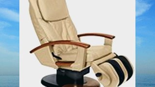 Cream Leather HT-130 Human Touch Robotic Massage Chair Recliner