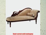 Design Toscano GR305R Swan Fabric Chaise Lounge