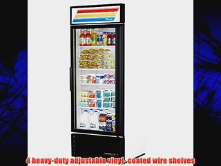 True GDM-26-LD 1 Swing Glass Door Merchandiser Refrigerator White | 26 Cu. Ft. Right Hinged