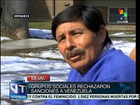 Activistas de EE.UU. rechazan sanciones de Casa Blanca a Venezuela