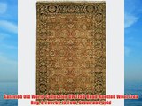 Safavieh Old World Collection OW115D Hand-Knotted Wool Area Rug 8-Feet by 10-Feet Green and