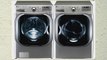 LG Graphite 5.1 Cu Ft Front Load Steam Washer and 9.0 Cu Ft Steam Electric Dryer set WM8000HVA