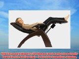 Human Touch PC-300 Perfect Chair Electric Power Recline Wood Base Zero-Gravity Recliner - Dark