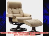 Leather Norwegian Ergonomic Scandinavian Lounge Reclining Chair Fjords 215 Large Muldal Recliner