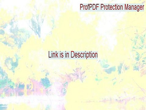 ProfPDF Protection Manager Serial (profpdf protection manager mac)