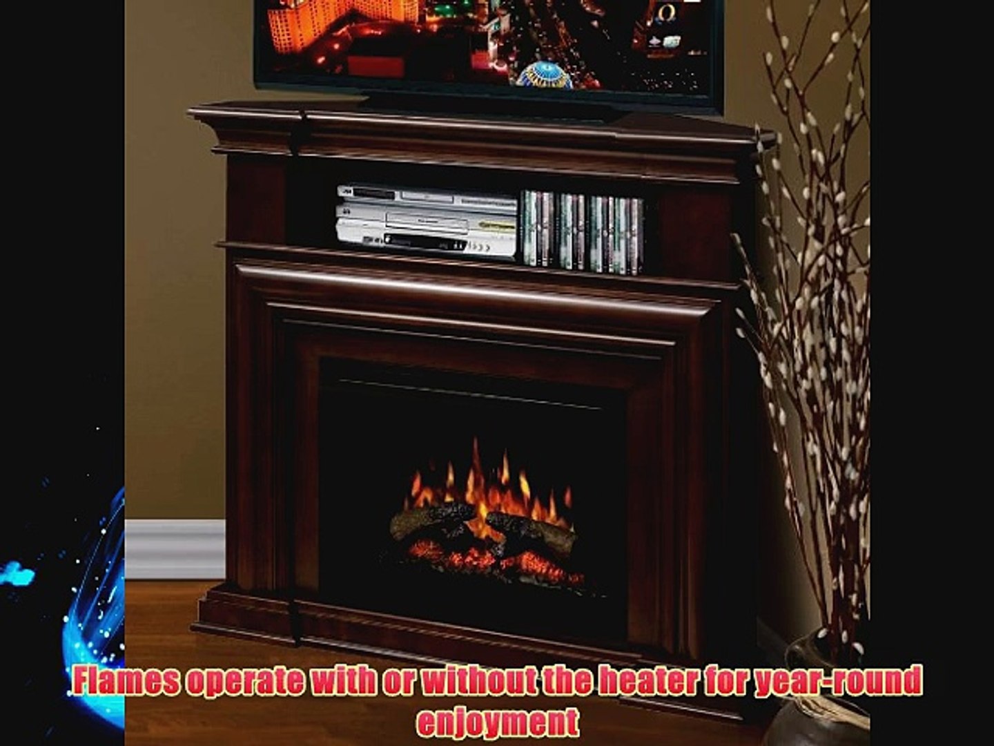 Dimplex Montgomery 47 Inch Corner Electric Fireplace Media Console