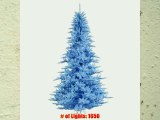 Vickerman 28317 - 12' x 82 Sky Blue Fir 1650 Sky Blue Lights Christmas Tree (K124291)