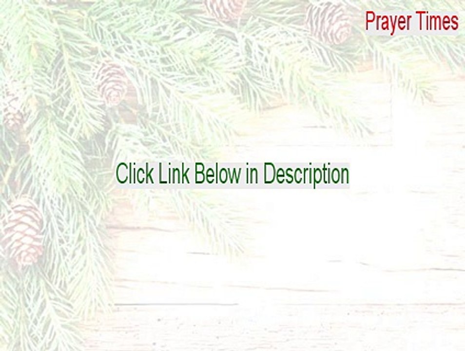 Prayer Times Serial - prayer times orlando (2015)