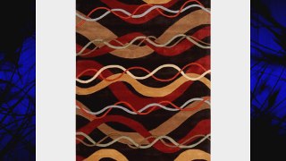 Surya Forum FM-7154 Contemporary Hand Tufted 100% Wool Jet Black 9' x 12' Abstract Area Rug