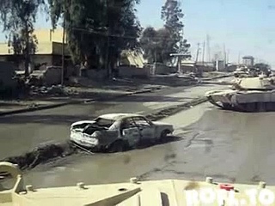 Tank vs car bomb