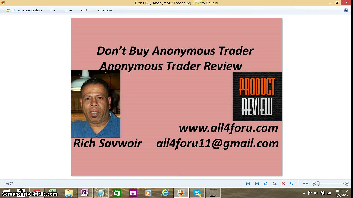 Don’t Buy Anonymous Trader,Anonymous Trader Review