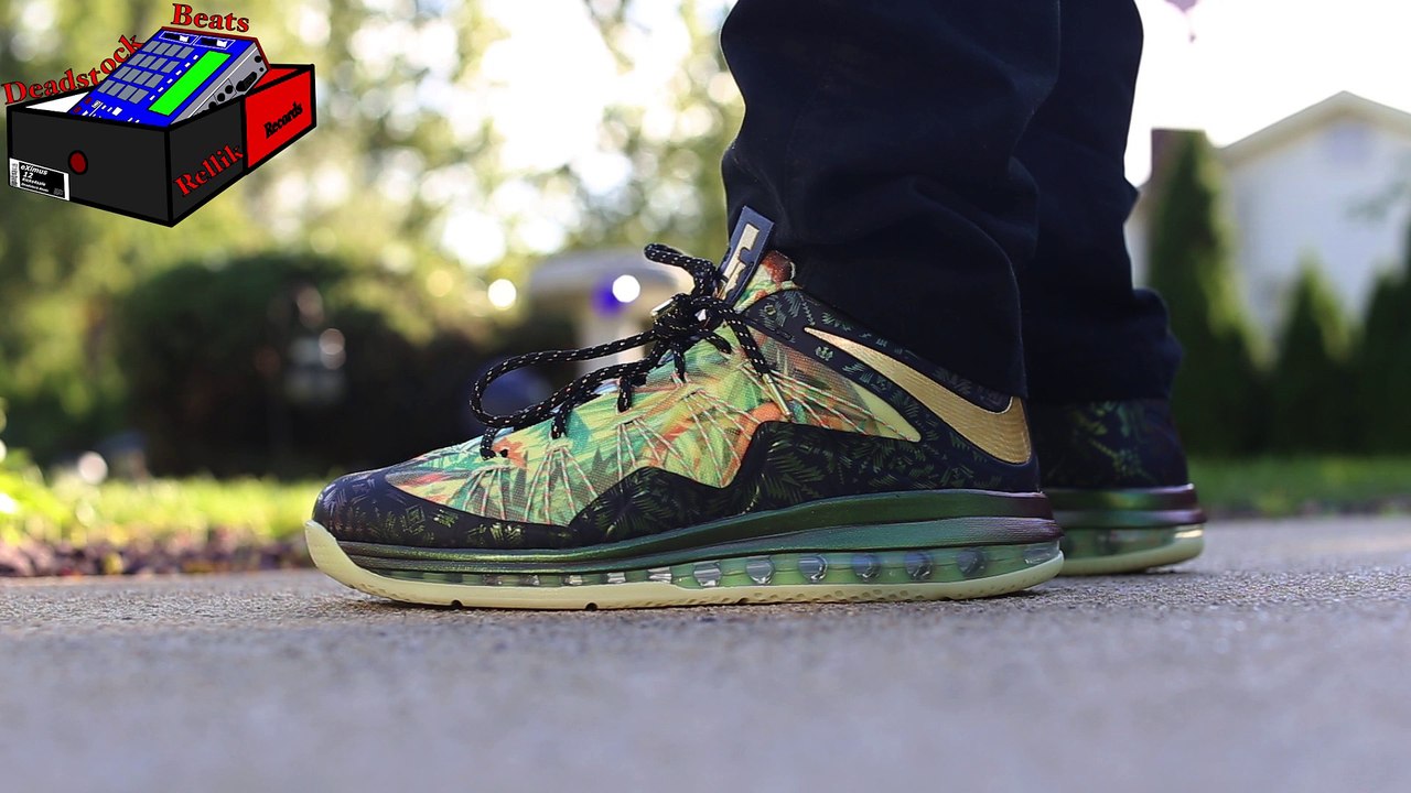 Lebron X Championships Low On Feet