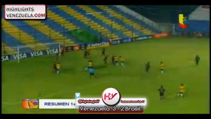 Venezuela 3 vs 2 Brasil Sudamericano sub 17