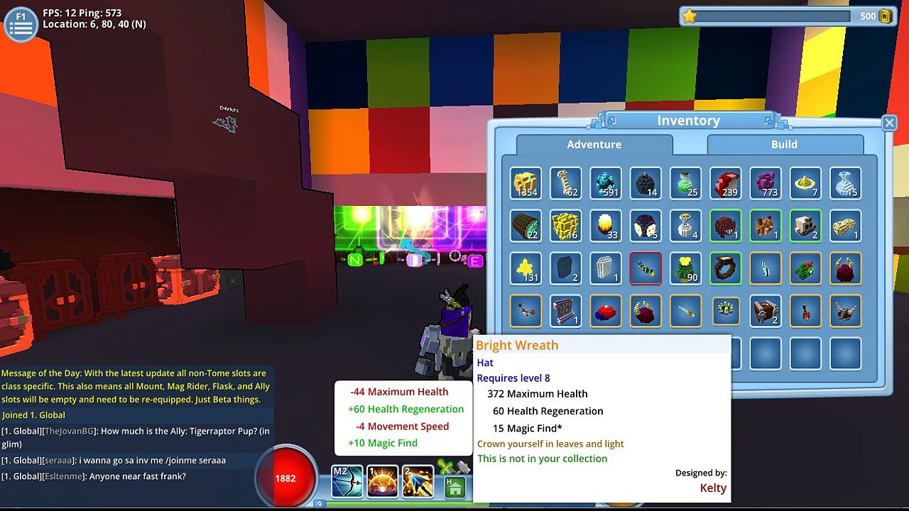 Trove got new item and big monster is gone