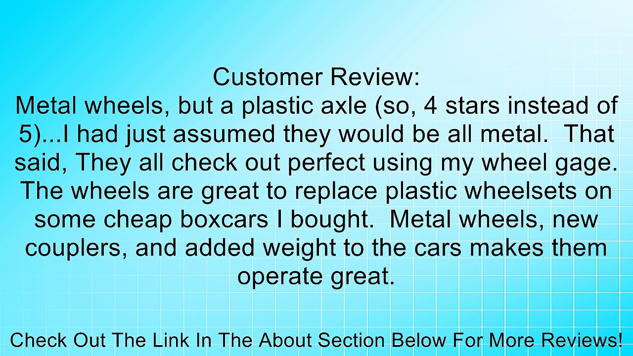 HO Metal Wheels, 33"/Smooth (12) Review