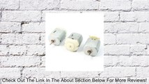 3 Pcs DC 3V 10000RPM 1.5mm Shaft Electric Mini Motor for DIY Toys Review