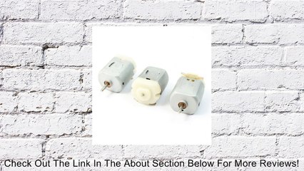 3 Pcs DC 3V 10000RPM 1.5mm Shaft Electric Mini Motor for DIY Toys Review