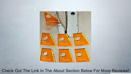 Segmented Bowl Setup Angles, Set of 7 Review