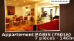 A vendre - appartement - PARIS (75016)  - 146m²