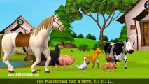 Old MacDonald Had A Farm - 3D Animation English Nursery Rhymes & Songs for children (HD)