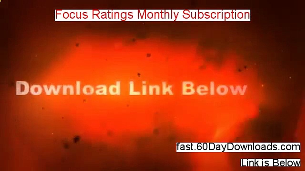 Get Focus Ratings Monthly Subscription free of risk (for 60 days)