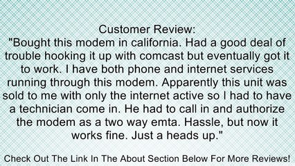 ARRIS TM602G Telephony Modem Review