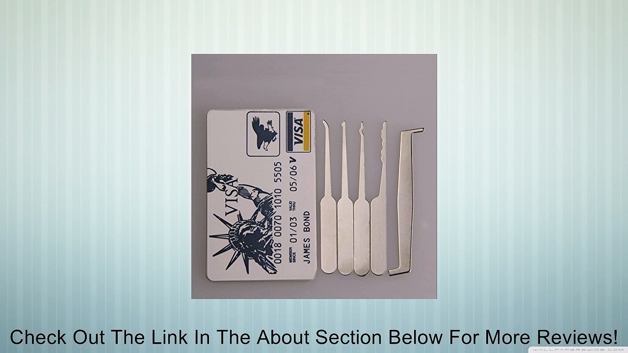 5-in-1 Stainless Steel Key Extractor Tool Pick Set - Silver Review