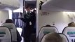 Funky Flight Attendant Breakdance demo keeping passengers entertained