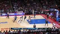 DeAndre Jordan Backwards Dunk - Timberwolves vs Clippers - March 9, 2015 - NBA Season 2014-15