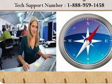 1-888-959-1458 Safari browser blocked for security reasons-can't connect to server toll free number