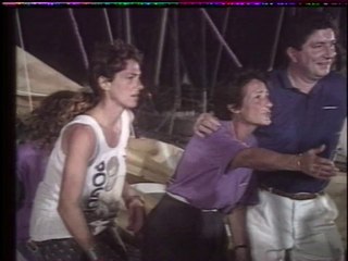 Florence Arthaud remporte la Route du Rhum en 1990