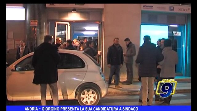 ANDRIA | Giorgino presenta la sua candidatura a sindaco