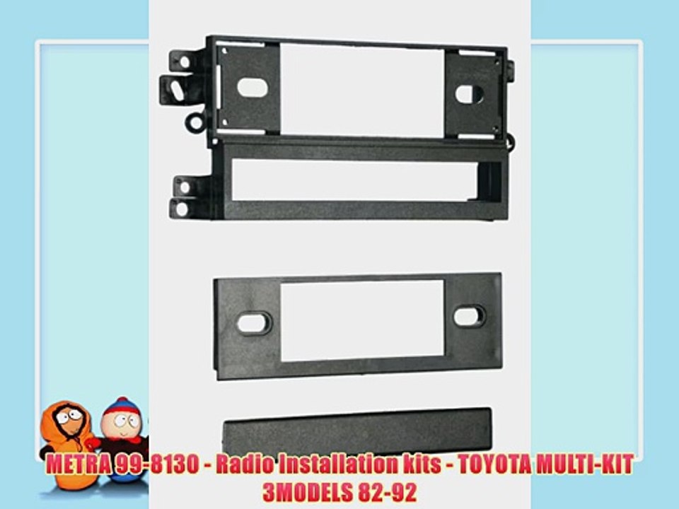METRA 99-8130 - Radio Installation kits - TOYOTA MULTI-KIT 3MODELS 82-92