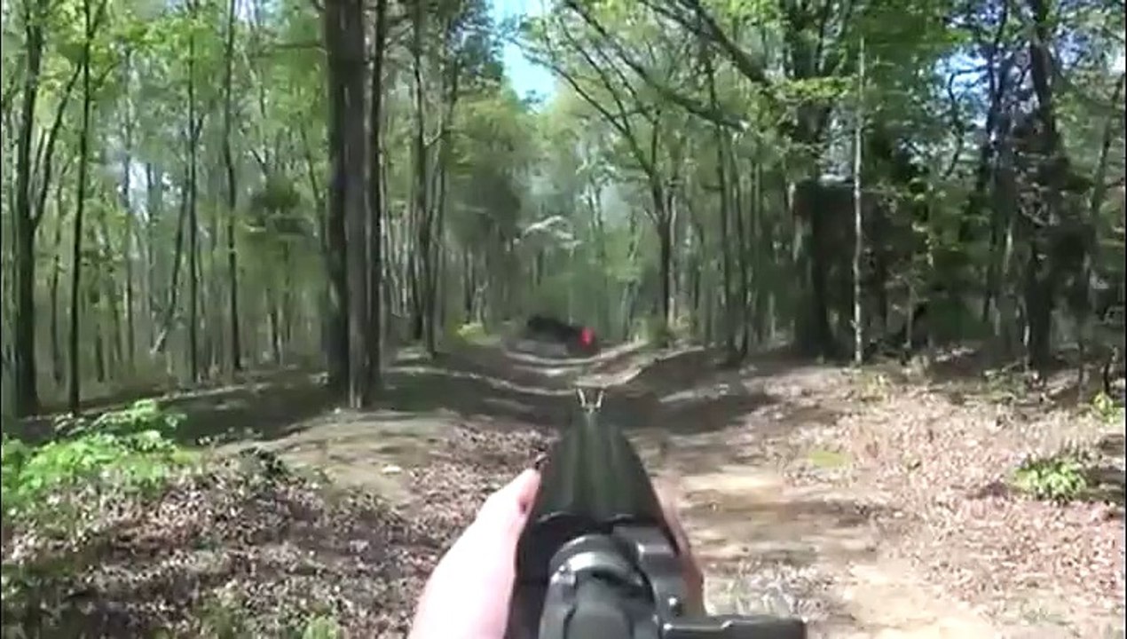 Dimanche tu fais quoi ? Moi ? Je tir dans mon jardin !