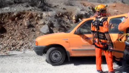 Konya Kayalıklarda Mahsur Kalan 4 Keçiyi, Afad Kurtardı