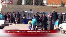 Suriyeli sığınmacılar ülkesine dönmeye başladı