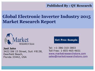 Global Electronic Inverter Industry 2015 Market Outlook Production Trend Opportunity